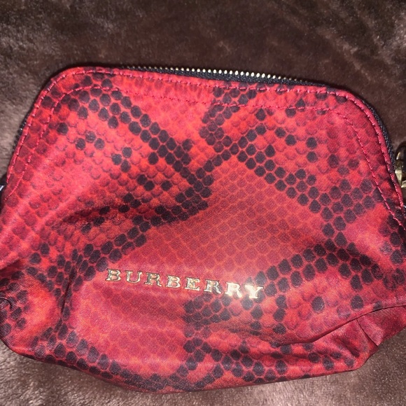 Burberry Rucksack Backpack Snake Pattern with Leather Trim & Matching Wallet - Picture 13 of 14